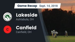 Recap: Lakeside  vs. Canfield  2018
