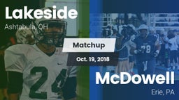 Matchup: Lakeside  vs. McDowell  2018