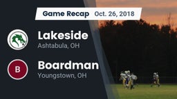 Recap: Lakeside  vs. Boardman  2018