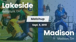 Matchup: Lakeside  vs. Madison  2019