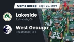 Recap: Lakeside  vs. West Geauga  2019