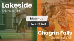 Matchup: Lakeside  vs. Chagrin Falls  2019