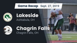 Recap: Lakeside  vs. Chagrin Falls  2019