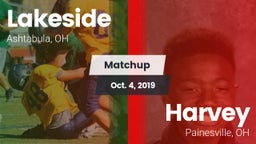 Matchup: Lakeside  vs. Harvey  2019