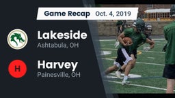 Recap: Lakeside  vs. Harvey  2019