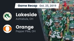 Recap: Lakeside  vs. Orange  2019