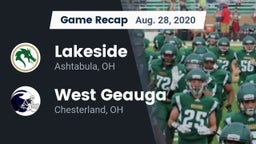 Recap: Lakeside  vs. West Geauga  2020