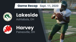 Recap: Lakeside  vs. Harvey  2020