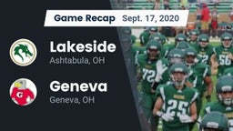 Recap: Lakeside  vs. Geneva  2020