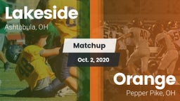 Matchup: Lakeside  vs. Orange  2020