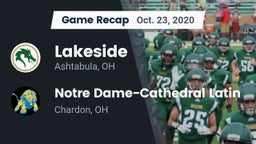 Recap: Lakeside  vs. Notre Dame-Cathedral Latin  2020