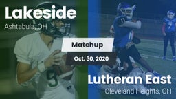 Matchup: Lakeside  vs. Lutheran East  2020