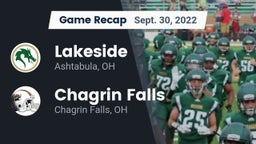Recap: Lakeside  vs. Chagrin Falls  2022