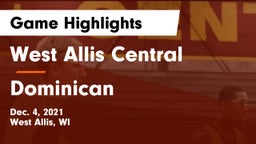 West Allis Central  vs Dominican  Game Highlights - Dec. 4, 2021