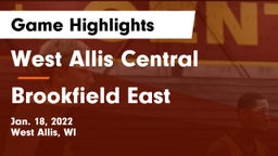 West Allis Central  vs Brookfield East  Game Highlights - Jan. 18, 2022