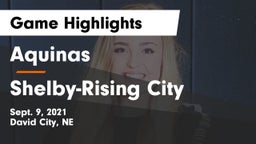 Aquinas  vs Shelby-Rising City  Game Highlights - Sept. 9, 2021