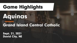 Aquinas  vs Grand Island Central Catholic Game Highlights - Sept. 21, 2021
