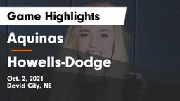 Aquinas  vs Howells-Dodge  Game Highlights - Oct. 2, 2021