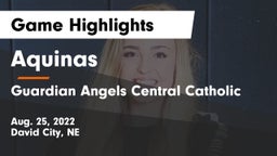Aquinas  vs Guardian Angels Central Catholic Game Highlights - Aug. 25, 2022