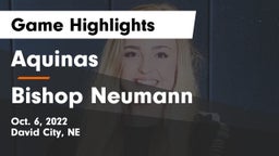 Aquinas  vs Bishop Neumann  Game Highlights - Oct. 6, 2022