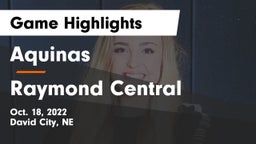 Aquinas  vs Raymond Central  Game Highlights - Oct. 18, 2022