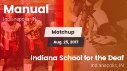 Matchup: Manual  vs. Indiana School for the Deaf  2017
