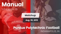 Matchup: Manual  vs. Purdue Polytechnic  Football  2019