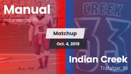 Matchup: Manual  vs. Indian Creek  2019