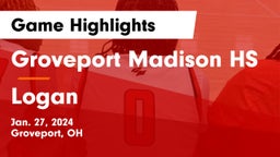 Groveport Madison HS vs Logan  Game Highlights - Jan. 27, 2024
