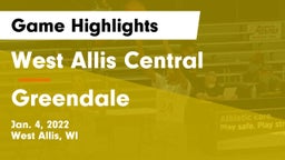 West Allis Central  vs Greendale  Game Highlights - Jan. 4, 2022