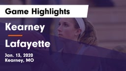 Kearney  vs Lafayette  Game Highlights - Jan. 13, 2020