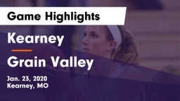 Kearney  vs Grain Valley  Game Highlights - Jan. 23, 2020