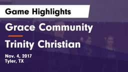 Grace Community  vs Trinity Christian  Game Highlights - Nov. 4, 2017