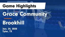 Grace Community  vs Brookhill Game Highlights - Jan. 24, 2020