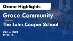 Grace Community  vs The John Cooper School Game Highlights - Dec. 3, 2021