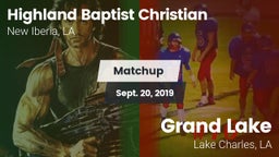 Matchup: Highland Baptist vs. Grand Lake  2019