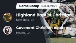 Recap: Highland Baptist Christian  vs. Covenant Christian Academy  2021