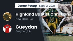 Recap: Highland Baptist Christian  vs. Gueydan  2021