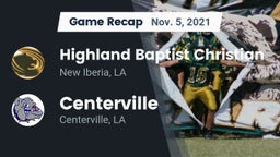 Recap: Highland Baptist Christian  vs. Centerville  2021