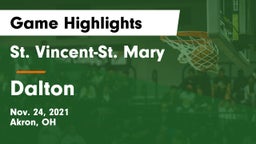St. Vincent-St. Mary  vs Dalton  Game Highlights - Nov. 24, 2021