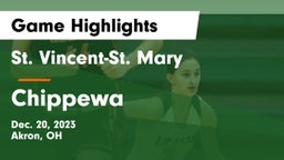 St. Vincent-St. Mary  vs Chippewa  Game Highlights - Dec. 20, 2023