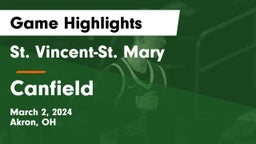 St. Vincent-St. Mary  vs Canfield  Game Highlights - March 2, 2024