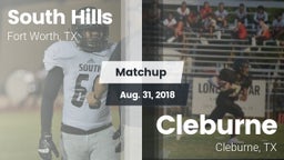 Matchup: South Hills High vs. Cleburne  2018