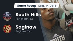Recap: South Hills  vs. Saginaw  2018