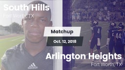 Matchup: South Hills High vs. Arlington Heights  2018