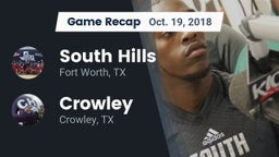Recap: South Hills  vs. Crowley  2018