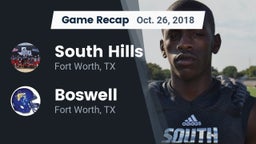 Recap: South Hills  vs. Boswell   2018