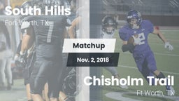 Matchup: South Hills High vs. Chisholm Trail  2018