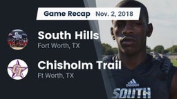 Recap: South Hills  vs. Chisholm Trail  2018