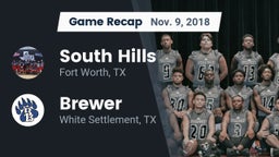 Recap: South Hills  vs. Brewer  2018